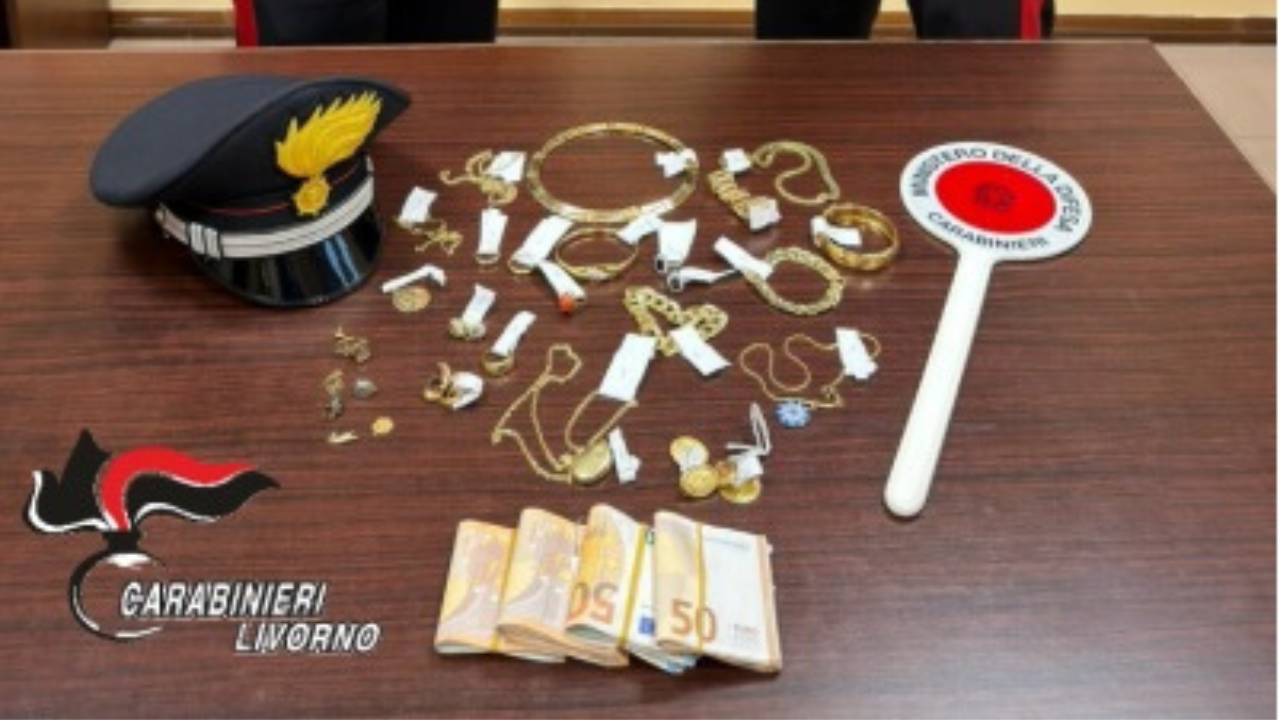 Il bottino: un valore di quasi 50mila euro