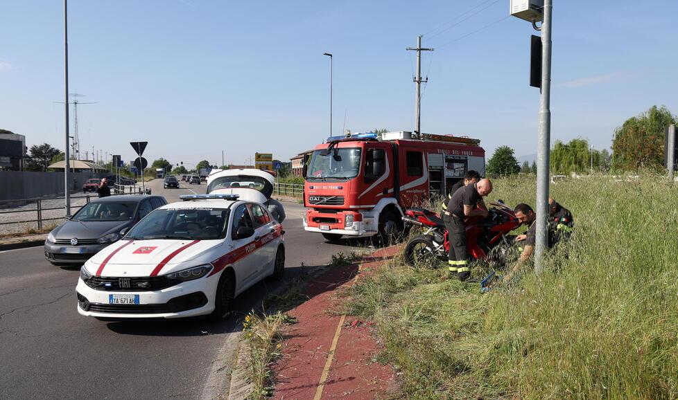 La zona dell'incidente