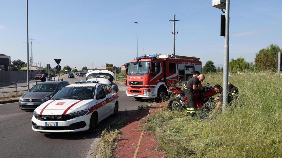 La zona dell'incidente