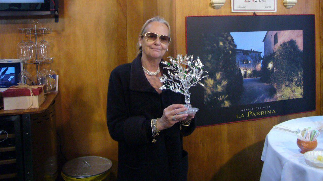 Franca Spinola, durante un riconoscimento