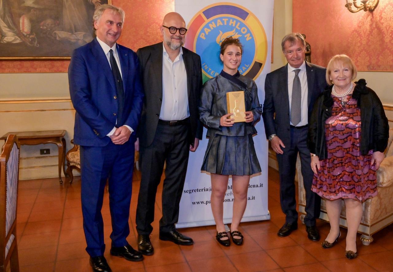Flora Tabanelli in Accademia con il Panathlon Club Modena