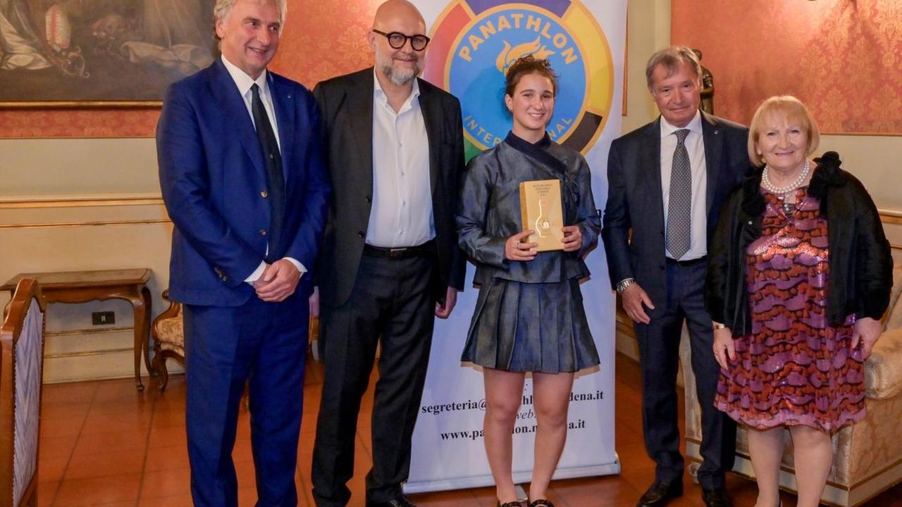 Flora Tabanelli in Accademia con il Panathlon Club Modena