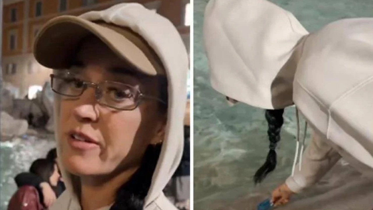 Katy Perry a Roma, senza monetine “striscia” la carta di credito nella Fontana di Trevi