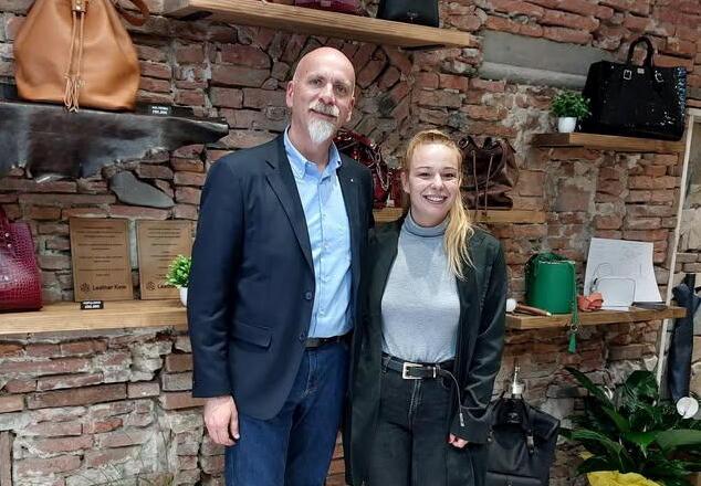 
	L&rsquo;assessore Alessandro Puccinelli e Giulia Romiti

