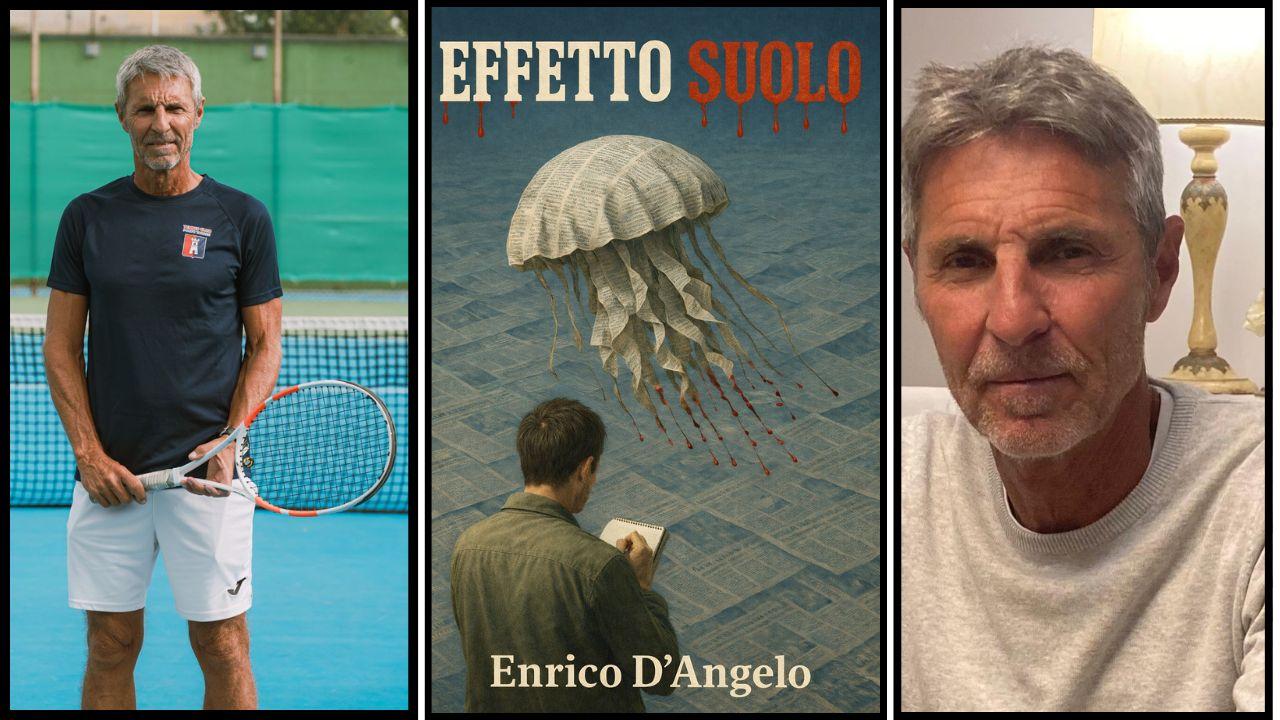 Enrico D’Angelo, il maestro di tennis che racconta una Sassari oscura