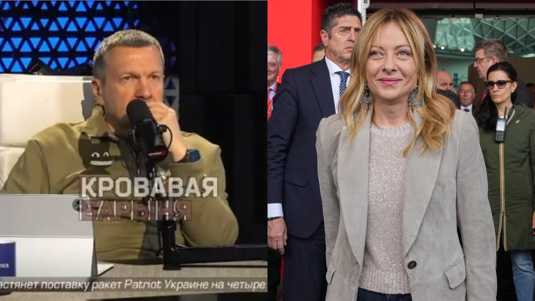 Celebre conduttore televisivo russo attacca Meloni in tv insultandola in italiano: «Cattiva donnuccia», Tajani convoca l’ambasciatore