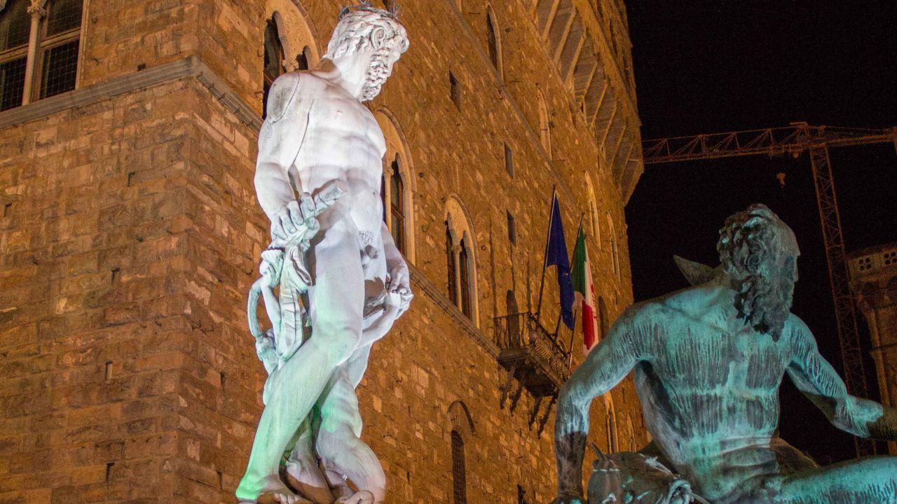 La Fontana del Nettuno in piazza della Signoria