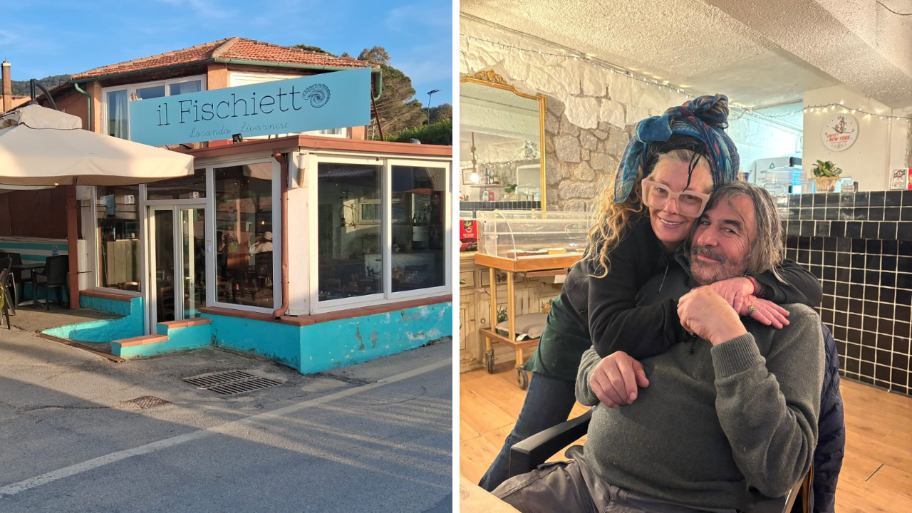 Il locale a Procchio e Ira Soventi con Giovanni Urru