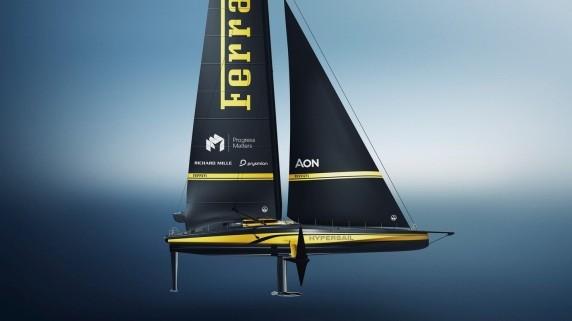 Ferrari Hypersail rompe gli schemi: 50 nodi, chiglia con foil e tecnologia estrema. Una rivoluzione nella vela oceanica