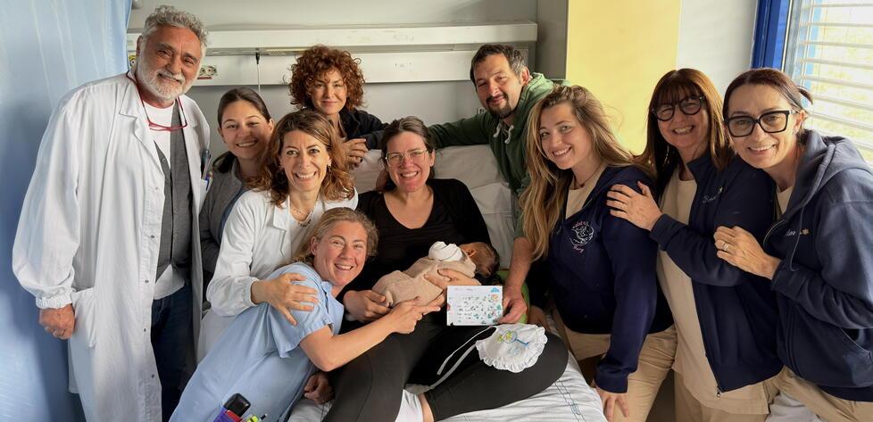 
	Lo staff con la mamma e il piccolo


