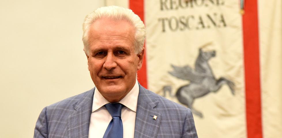 
	Il presidente della Regione, Eugenio Giani

