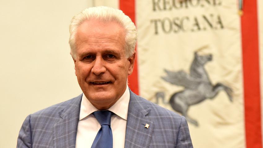 Il presidente della Regione, Eugenio Giani