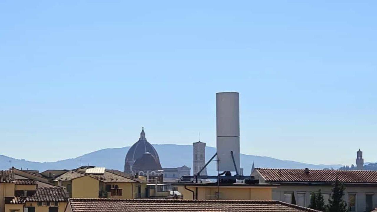 Il clindrone bianco a Firenze 