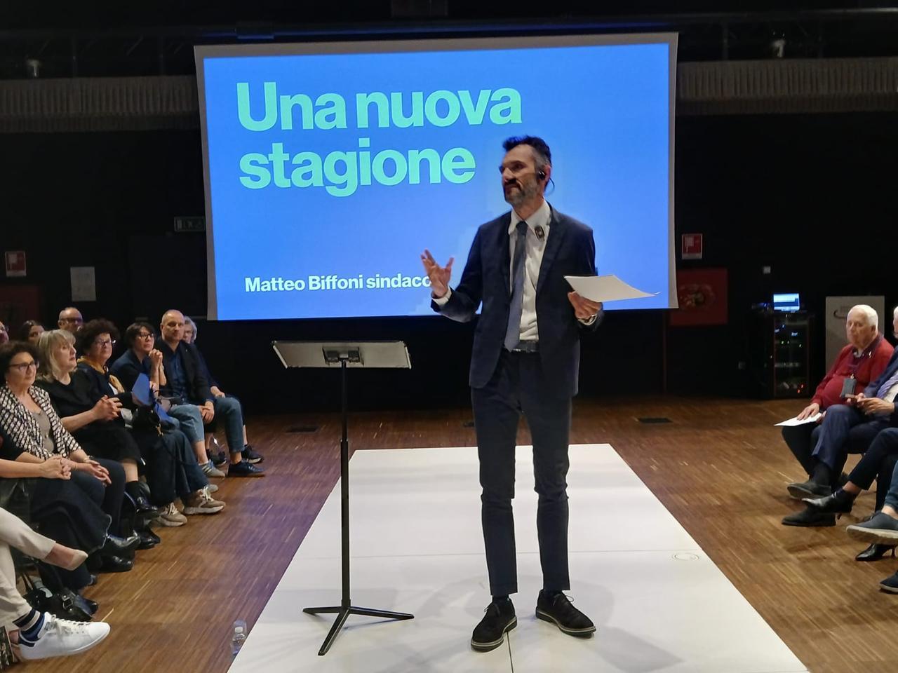 
	Matteo Biffoni all'auditorium della Camera di commercio

