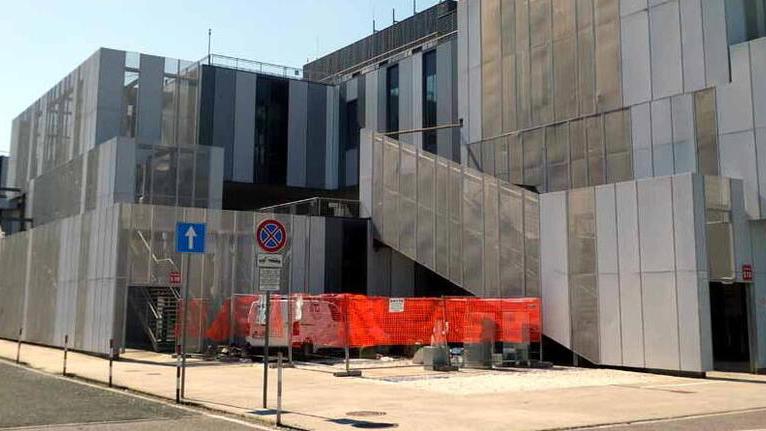 I lavori all'ospedale