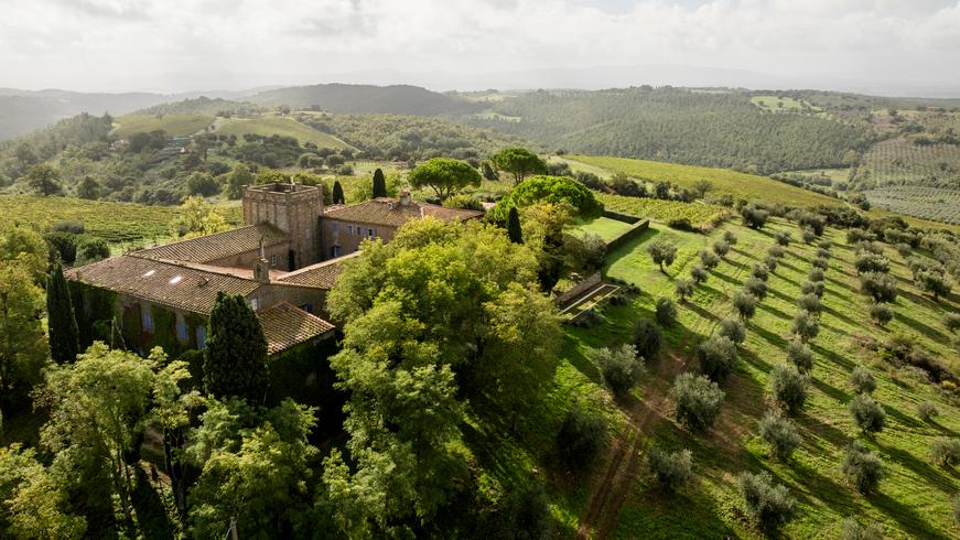 La Capitana vista dal drone (foto Alessandro Moggi)