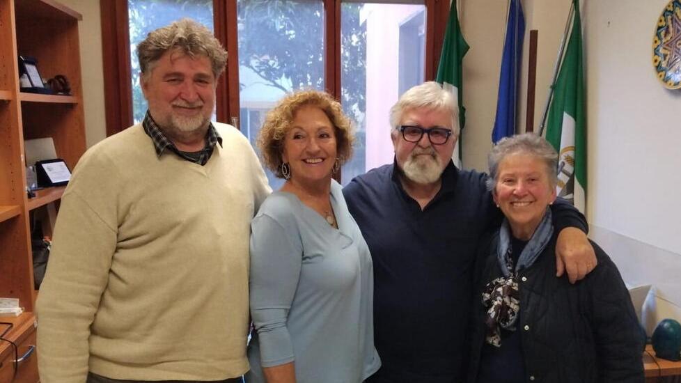 Da sx Grassini presidente regionale Anmil, Bartoletti e Maurizio Nerini con la moglie