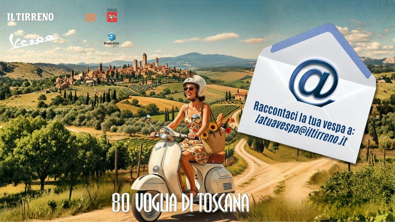 <p>Gli 80 anni della Vespa e il tour del Tirreno nei borghi-gioiello, le storie e gli auguri speciali dei lettori |<a href="mailto:lamiavespa@iltirreno.it"> Scrivici qui</a> | <a href="https://www.iltirreno.it/speciale/speciale-vespa-80">Speciale</a></p>