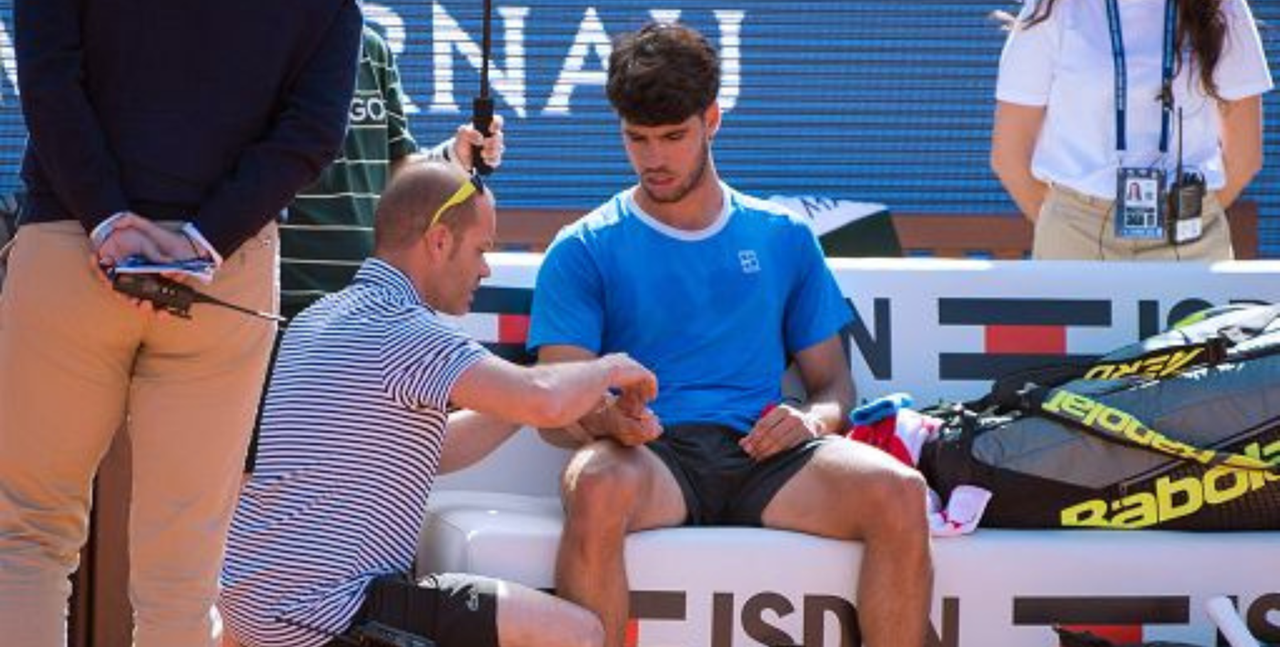 
	L'infortunio al polso accusato da Alcaraz a Madrid

