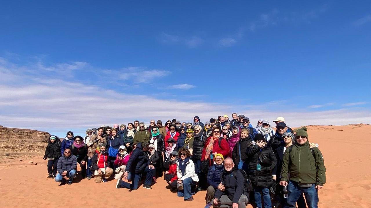 Il pellegrinaggio di don Pigoni in Giordania: «Abbiamo temuto per la nostra incolumità»