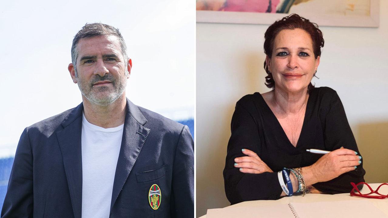 Cristiano Lucarelli e Paola Nucci