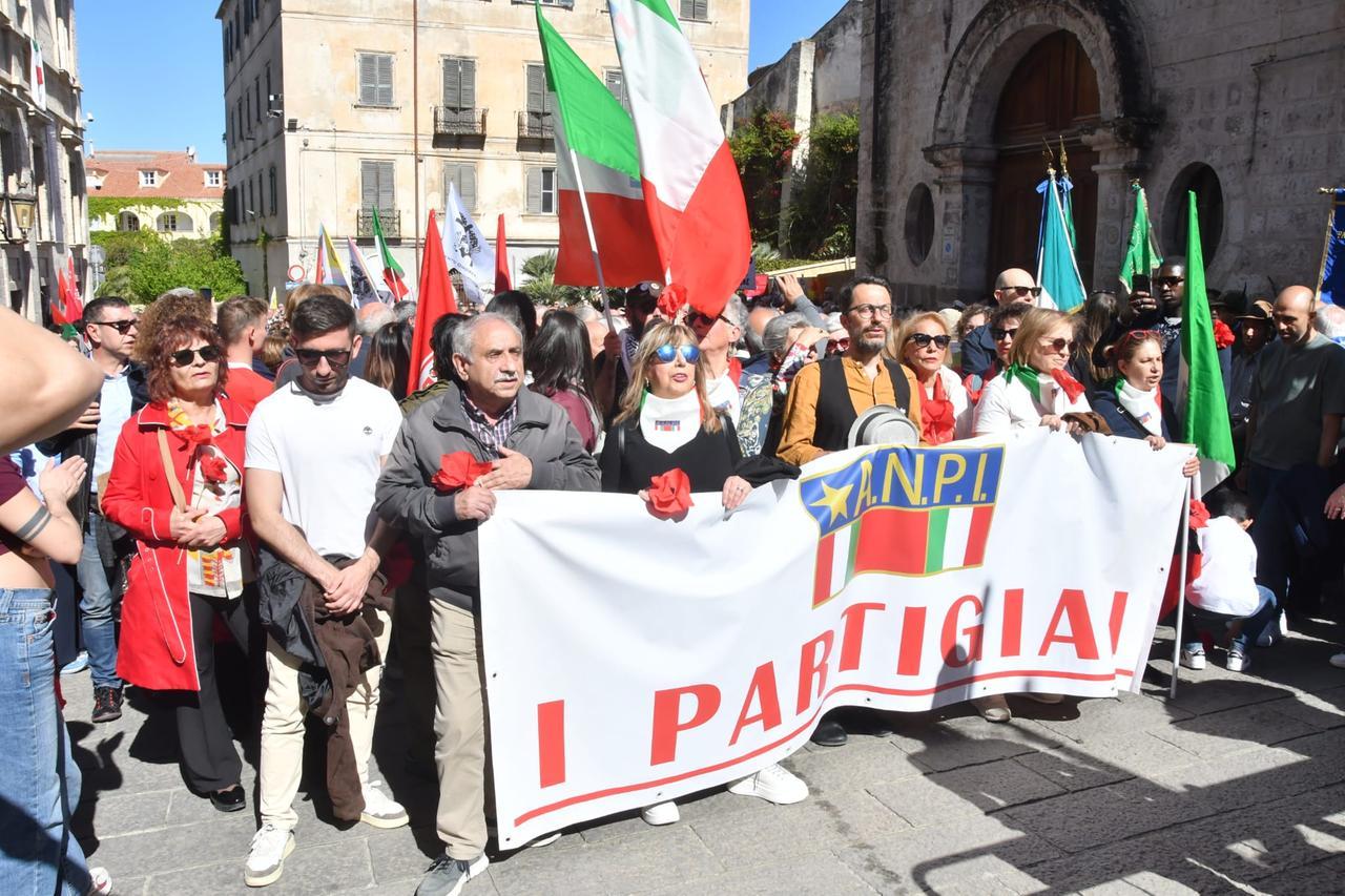 25 aprile, le celebrazioni a Sassari - foto Mauro Chessa
