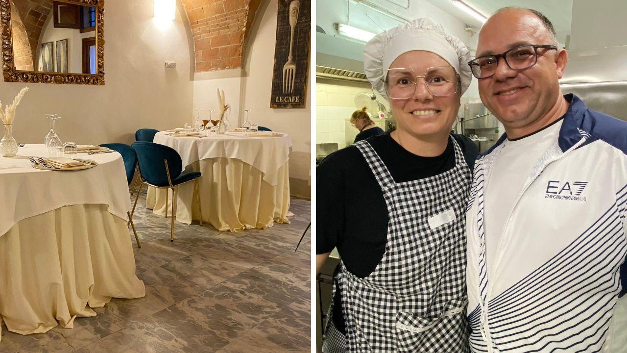 Susy Fantei e Yuri Diolaiti; uno scorcio del locale