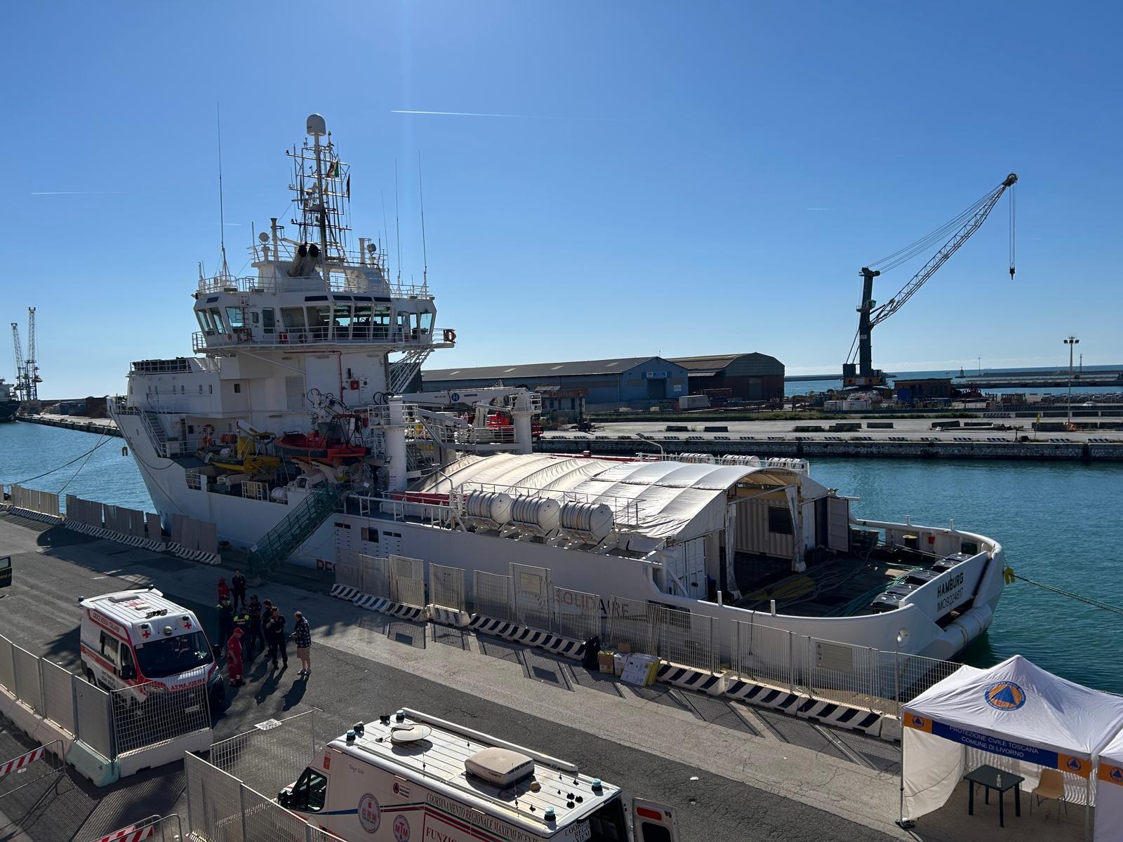 La "Solidaire" a Livorno