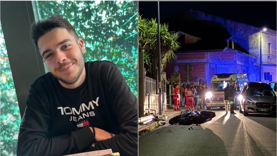 Alessio Porcu e il luogo dell'incidente 