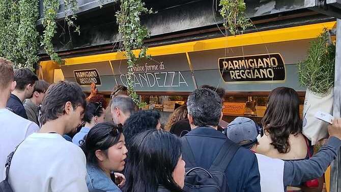 Debutto da applausi per il Parmigiano Reggiano al Fuori Salone