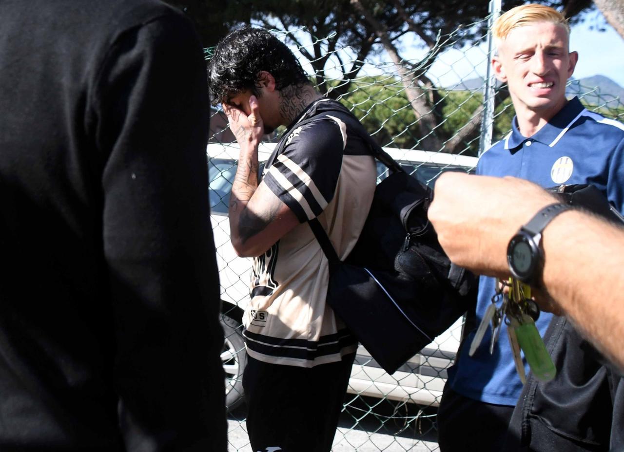 
	Uno dei giocatori della Massese aggrediti (foto Cuffaro)

