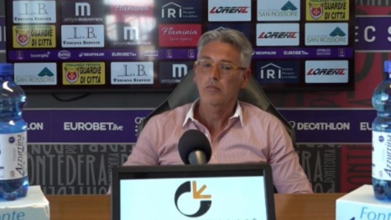 Il presidente del Pontedera Gustavo Nikitiuk