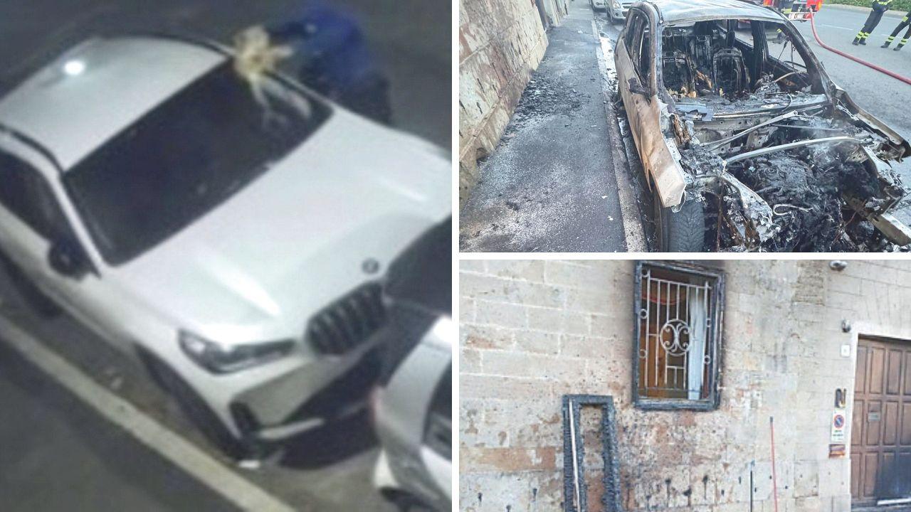 L'attentatore e i danni dopo il rogo