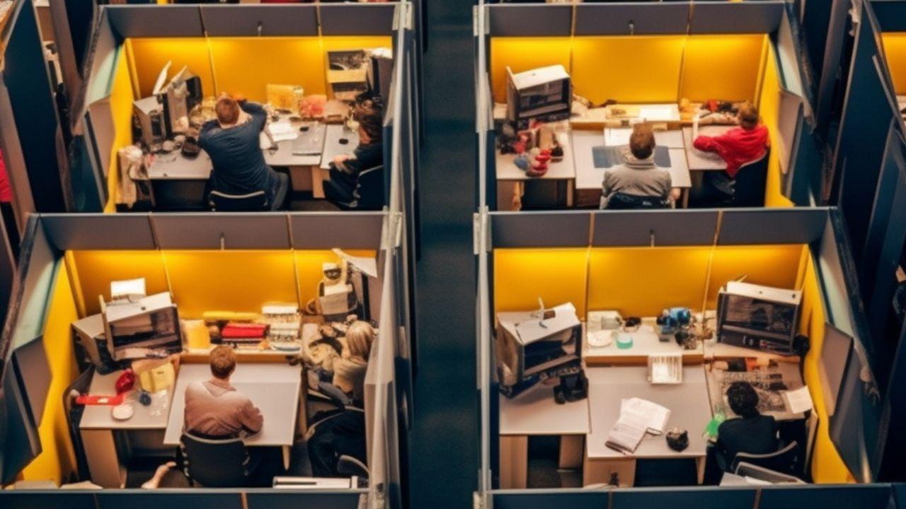 Un’immagine simbolo di un call center