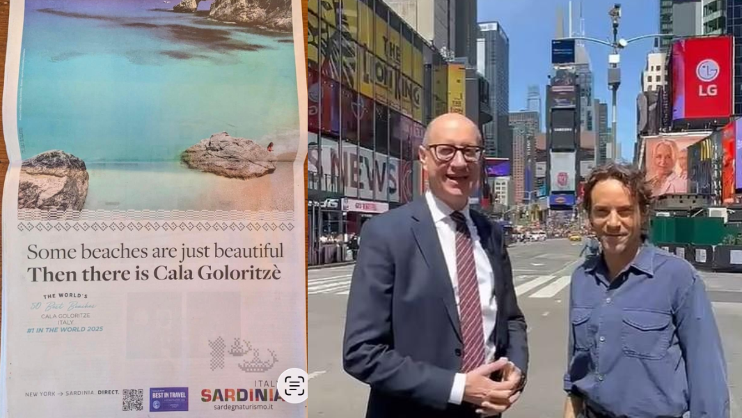 «Ci sono spiagge belle, poi c’è Cala Goloritzè»: lo spot della Sardegna è sul New York Times