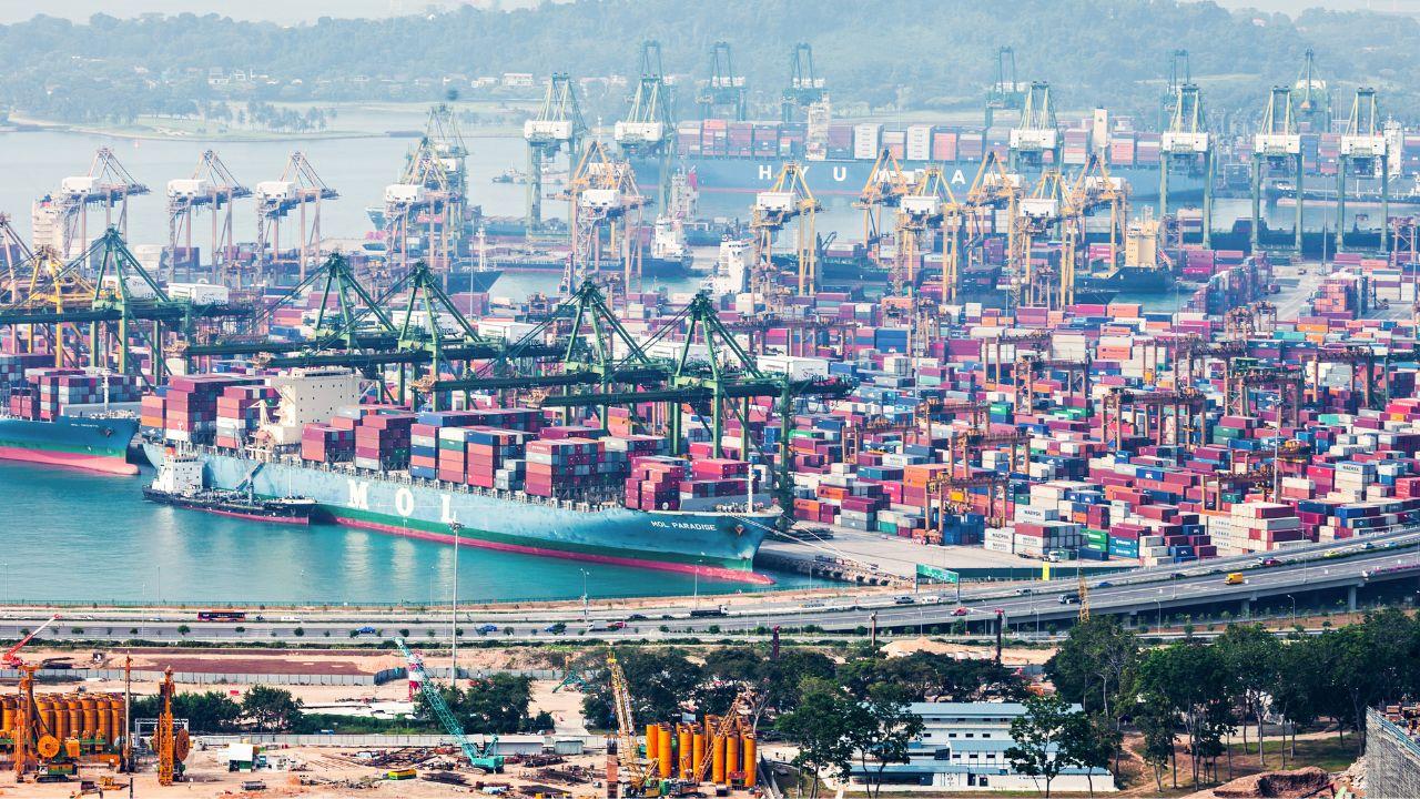 Uno scalo in una foto di repertorio