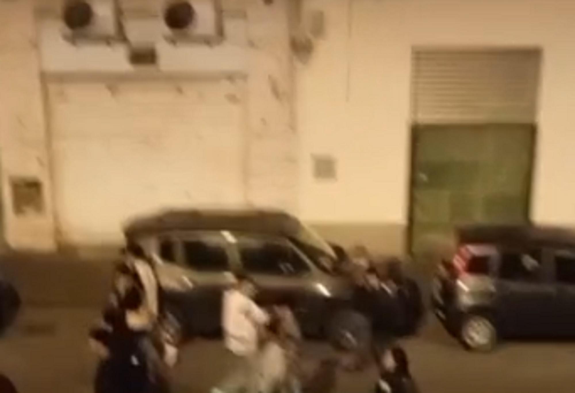 Un'immagine post-rissa