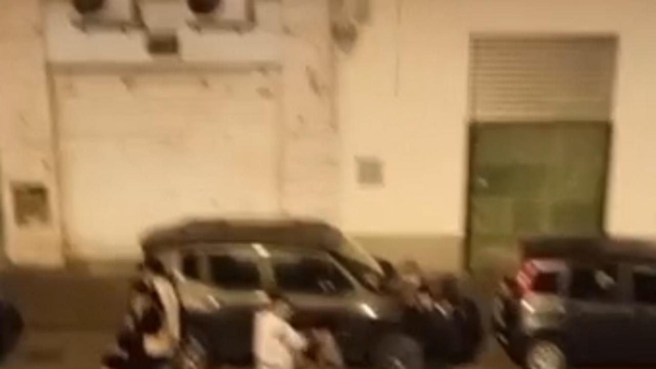 Un'immagine post-rissa