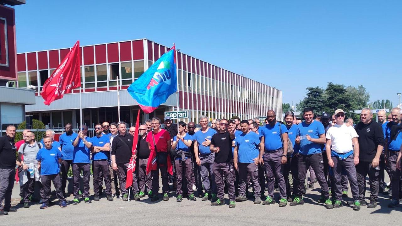 Lo sciopero alla Caprari di Modena