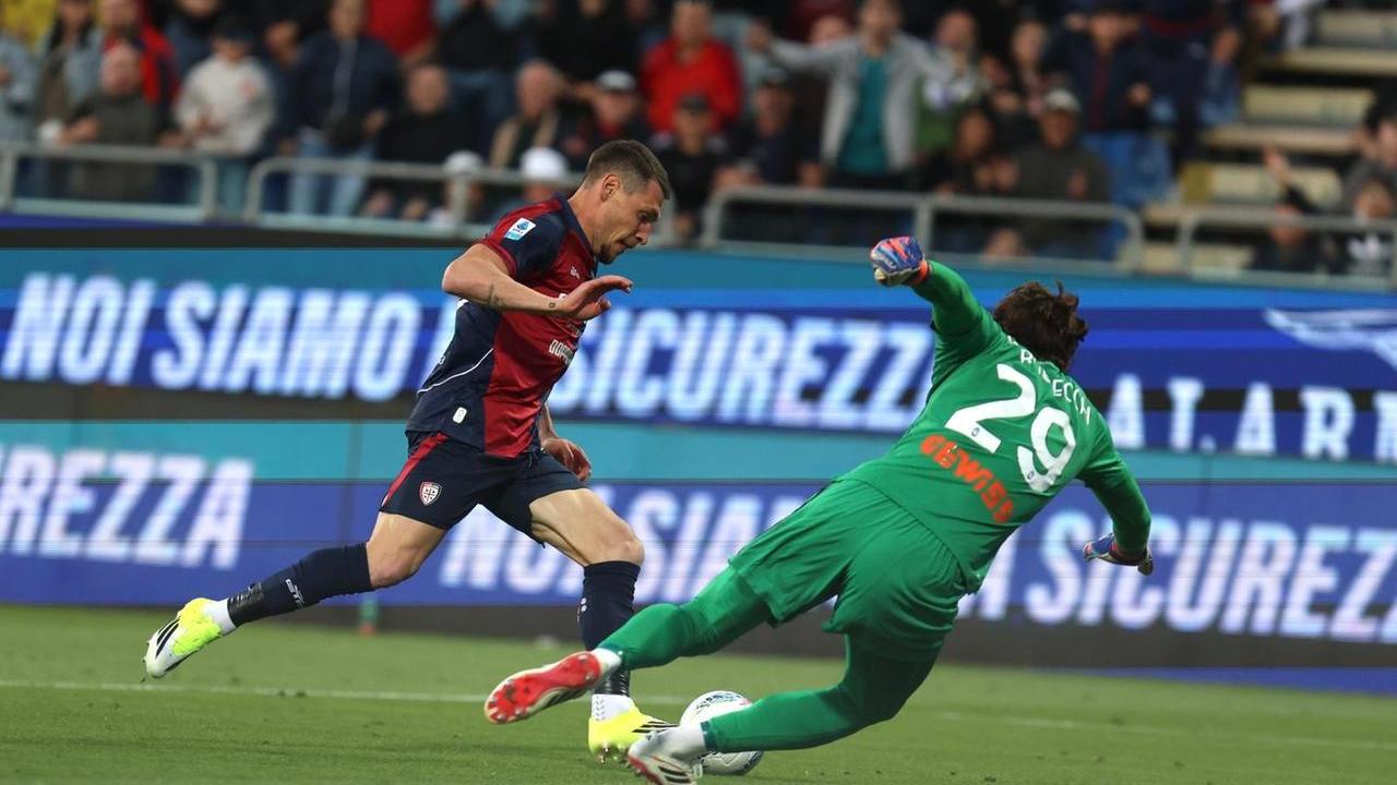 Il Cagliari batte l’Atalanta, salvezza più vicina