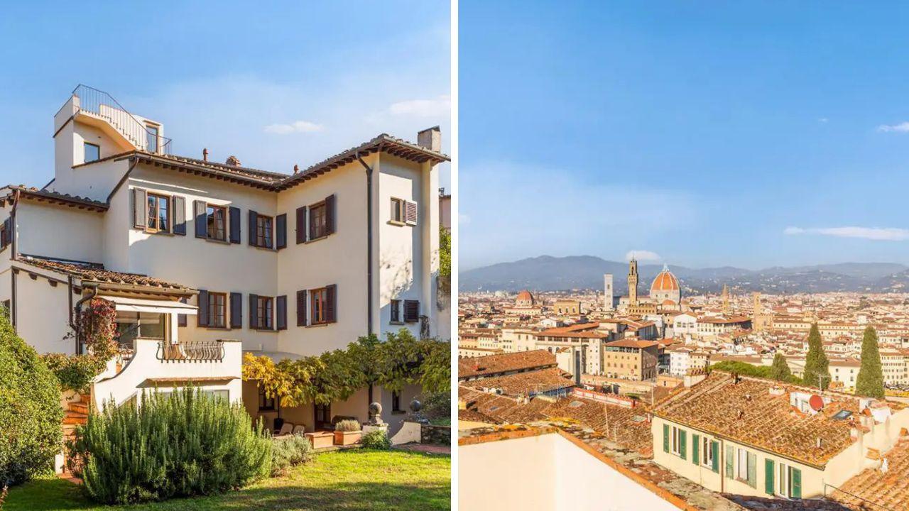 Alcune parti della villa e la vista (foto da lionard.com)