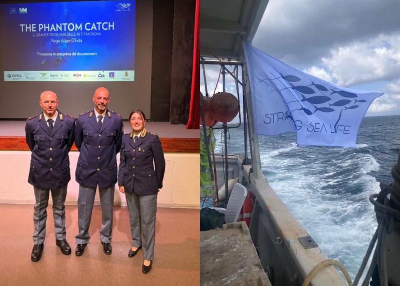 Reti da pesca recuperate dai fondali, i sommozzatori della polizia protagonisti di un documentario
