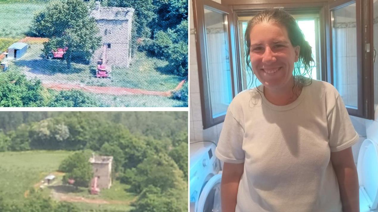 I lavori nella torre di Vitriola e Daniela Ruggi