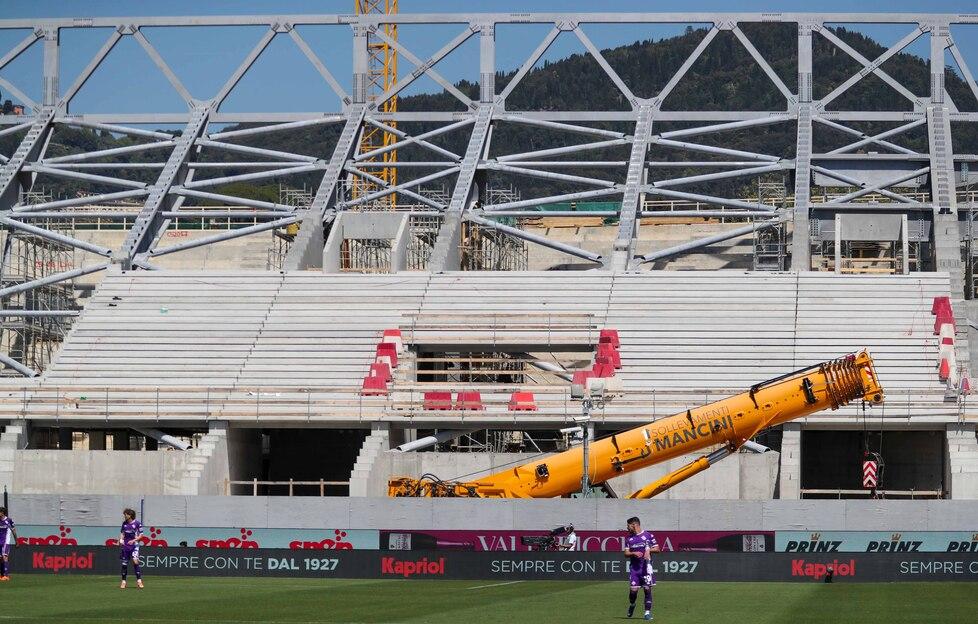 I lavori allo stadio