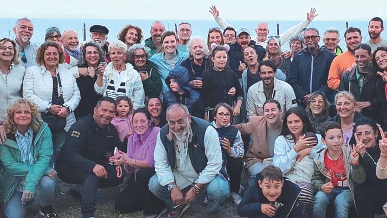 
	Un momento del saluto collettivo alla dottoressa Beatrice Becattini

