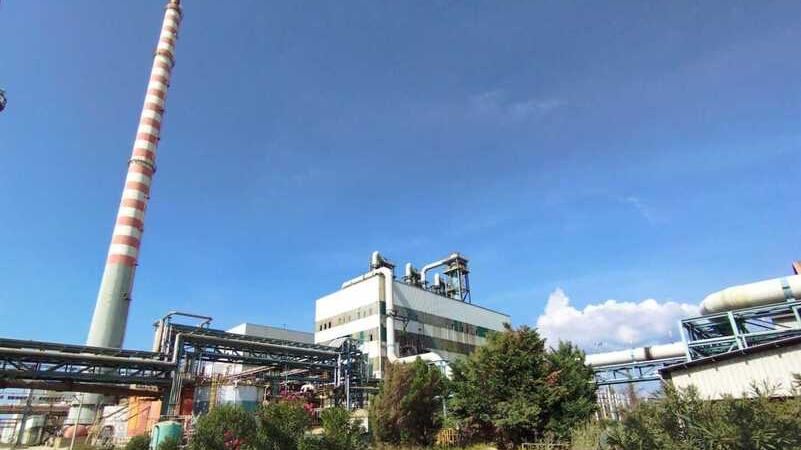 Lo stabilimento della SolTiox (ex Venator) in località Casone nel Comune di Scarlino