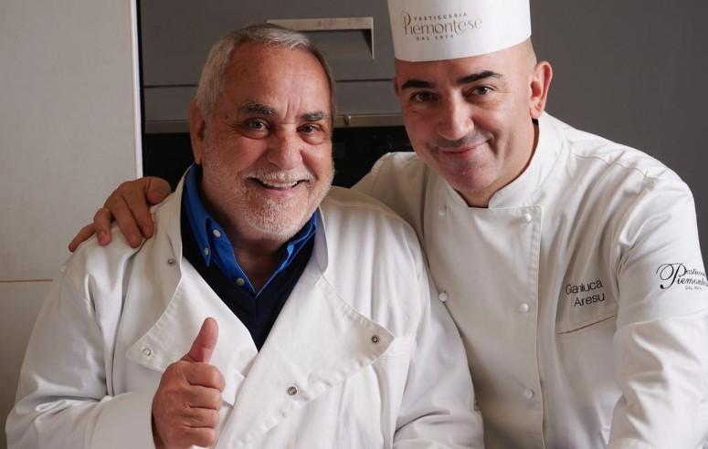 
	Giuseppe Aresu col figlio Gianluca - foto da Facebook&nbsp;

