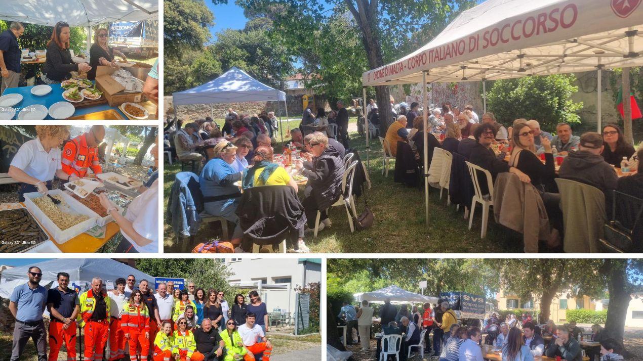 Livorno, Ardenza a tavola: quasi 200 persone e 1000 euro di raccolta fondi per il rione