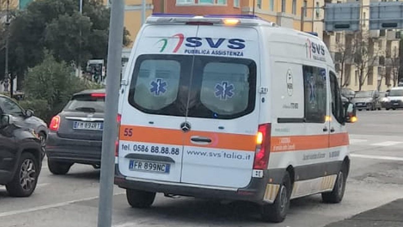 Un'ambulanza della Svs (foto d'archivio)