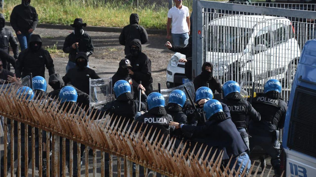 La polizia e gli ultras bianconeri